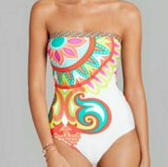 trina turk zebra bandeau